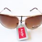 Good Brown Aviator Men's Sunglasses With Brown or Black Lens and Metal Frames