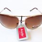 Good Brown Aviator Men's Sunglasses With Brown or Black Lens and Metal Frames