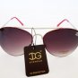 New Women's Aviator Sunglasses with Black and Brown Lens, Metal & Plastic Frames