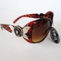 New Women's Sunglasses and Shades With Flower Design and Plastic and Metal Frame