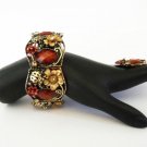 High Fashion One Size Adjustable Women's Bracelet Bangle with Ring Set Jewelry