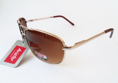 Brown, Black and Mirror Lens Aviator Men's Sunglasses