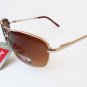Brown, Black and Mirror Lens Aviator Men's Sunglasses