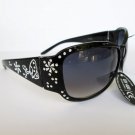 High Fashion Black Women's Sunglasses With Black, Brown, White and Pink Frames