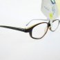 Womens Reading Glasses With Dark Brown Plastic Frame and Clear Lens