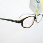 Womens Reading Glasses With Dark Brown Plastic Frame and Clear Lens