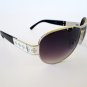 Brand New Designer Inspired Unisex Sunglasses with Black Lens and White Frames