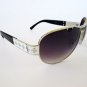 Brand New Designer Inspired Unisex Sunglasses with Black Lens and White Frames