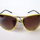 New Style Women's Aviator Sunglasses with Black, Green, Yellow and Red Frames