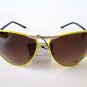New Style Women's Aviator Sunglasses with Black, Green, Yellow and Red Frames