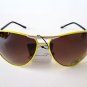New Style Women's Aviator Sunglasses with Black, Green, Yellow and Red Frames