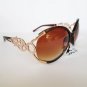 New Fashion Women Sunglasses Shades With Brown Black Lens, Metal Plastic Frames