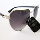 Brand New Heart Shaped Designer Style Sunglasses With Rhinestones For Women