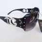 New Style Women's DG Sunglasses With Rhinestones in Black, Brown, Smoke Lens