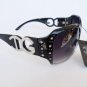 New Style Women's DG Sunglasses With Rhinestones in Black, Brown, Smoke Lens