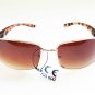 High Fashion Women's Sunglasses, Brown and White Sungglasses