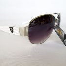 Brand New Style Lady Round Sunglasses With Black and White Frames For Women
