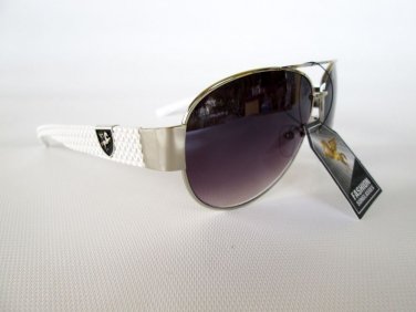 Brand New Style Lady Round Sunglasses With Black and White Frames For Women