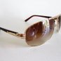 Good Brown Lens Men's Aviator Sunglasses With Gold Metal and Plastic Frames
