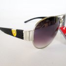 Brand New Arrival Oval Round Women's Sunglasses With Black and White Frames