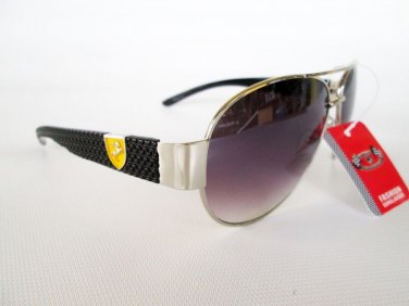 Brand New Arrival Oval Round Women's Sunglasses With Black and White Frames