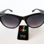 Good Cat Eye Sunglasses With Black and Brown Frames and Rhinestones