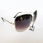 Brand New Style High Fashion Women's CE Sunglasses With Black and Brown Lens