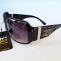Brand New Women's Oval Sunglasses With Blue, Brown, Purple, and Stripes Frames