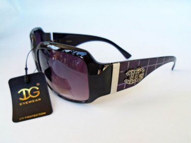 Brand New Style Women's Sunglasses with Light Smoke Lens and Purple Frames