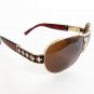 Brand New Brown Aviator Men's Sunglasses With Designer Inspired Metal Frames