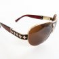 Brand New Brown Aviator Men's Sunglasses With Designer Inspired Metal Frames