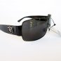 Mens Black Brown Shield and Sporty Sunglasses and Shades For Everyday Use