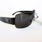 Mens Black Brown Shield and Sporty Sunglasses and Shades For Everyday Use