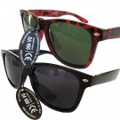 Two Pair of Warefarer Tortoise and Black Unisex Sunglasses For Men and Women