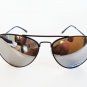 New Aviator Sunglasses For Men With Black Frame and Mirror Lens