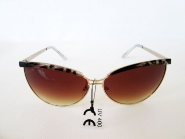 Good Cat Eye Womens Sunglasses With Black & Brown Lens & Plastic Metal & Frames