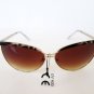 Good Cat Eye Womens Sunglasses With Black & Brown Lens & Plastic Metal & Frames