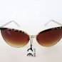 Good Cat Eye Womens Sunglasses With Black & Brown Lens & Plastic Metal & Frames