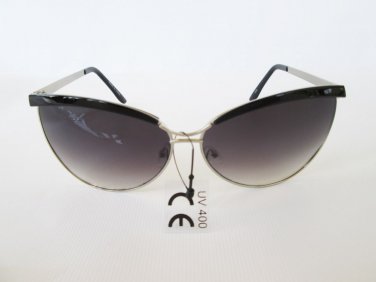 New Style High Fashion Trend Cat Eye Women Sunglasses with Black and Brown Lens