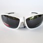 Unisex, Outdoor, Sporty Sunglasses With White Frames, Black Lens For Men, Women