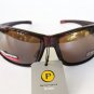 Men's Brown Sunglasses and Shades With PC Lens for Outdoor or Sporty Events