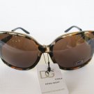 Women's Cat Eye Oval Sunglasses w/ Light Black, Brown Lens Metal Plastic Frame