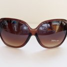 Brown or Black LensWomen's Sunglasses With Rhinestones in Black or Brown Frames