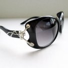 New Arrival High Fashion Black Sunglasses For Women With Plastic and Metal Frame