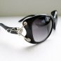 New Arrival High Fashion Black Sunglasses For Women With Plastic and Metal Frame