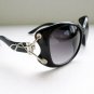 New Arrival High Fashion Black Sunglasses For Women With Plastic and Metal Frame