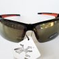 Mens Sporty Sunglasses and Shades With Gradient and Mirror Lens For Outdoor Use