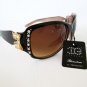 New Style High Fashion Women's Brown Sunglasses, Butterfly Design & Rhinestones