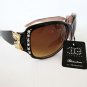 New Style High Fashion Women's Brown Sunglasses, Butterfly Design & Rhinestones