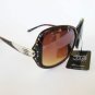 Tortoise Women's Sunglasses With Rhinestones